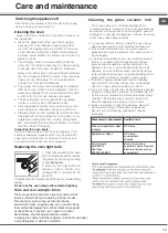 Preview for 19 page of Whirlpool ACMT 6533/IX/2 Instructions For Use Manual