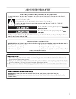 Preview for 3 page of Whirlpool ACP102GPW1 Use And Care Manual