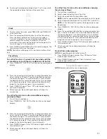 Preview for 11 page of Whirlpool ACP102GPW1 Use And Care Manual