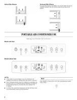 Предварительный просмотр 8 страницы Whirlpool ACP102PS0 Use & Care Manual