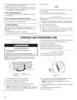 Preview for 12 page of Whirlpool ACP102PS0 Use & Care Manual