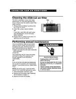 Preview for 8 page of Whirlpool ACQ052 Use And Care Manual