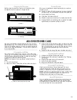 Preview for 11 page of Whirlpool ACQ088MS Use And Care Manual