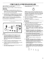 Preview for 21 page of Whirlpool ACQ088MS Use And Care Manual