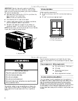 Preview for 4 page of Whirlpool ACQ102PV Use And Care Manual