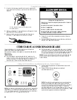 Preview for 24 page of Whirlpool ACQ102PV Use And Care Manual