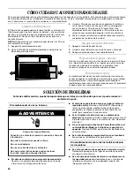 Preview for 30 page of Whirlpool ACQ102PV Use And Care Manual