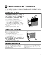 Предварительный просмотр 11 страницы Whirlpool ACQ152XK0 Use And Care Manual