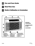 Preview for 1 page of Whirlpool ACQ254XF0 Use And Care Manual