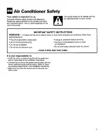 Preview for 5 page of Whirlpool ACQ254XF0 Use And Care Manual