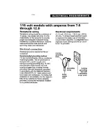 Preview for 7 page of Whirlpool ACS072XE Installation, Use And Care Manual