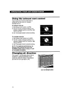 Preview for 14 page of Whirlpool ACS072XE Installation, Use And Care Manual