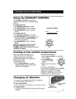 Preview for 13 page of Whirlpool ACS072XG Installation, Use And Care Manual