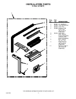 Предварительный просмотр 7 страницы Whirlpool ACS082PP0 Parts List