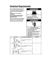 Preview for 3 page of Whirlpool ACU072XE Installation Instructions And Use & Care Manual