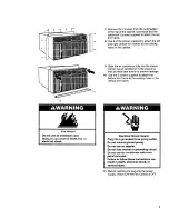 Preview for 9 page of Whirlpool ACU072XE Installation Instructions And Use & Care Manual