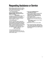 Preview for 17 page of Whirlpool ACU072XE Installation Instructions And Use & Care Manual