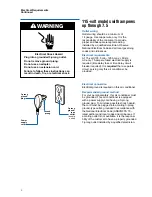 Предварительный просмотр 4 страницы Whirlpool ACU124PK0 Installation Instructions And Use & Care Manual