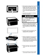 Предварительный просмотр 9 страницы Whirlpool ACU124PK0 Installation Instructions And Use & Care Manual