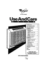 Preview for 1 page of Whirlpool ACU124XD0 Use And Care Manual