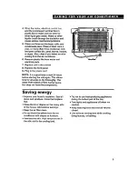 Предварительный просмотр 9 страницы Whirlpool ACU124XD0 Use And Care Manual