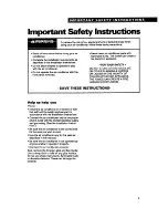 Preview for 3 page of Whirlpool ACX082XZ0 Use And Care Manual