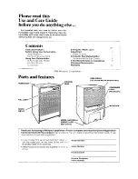 Preview for 2 page of Whirlpool AD0402XS0 Use & Care Manual