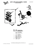 Preview for 1 page of Whirlpool AD35USS0 Parts List