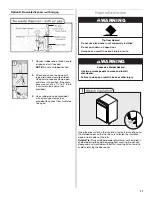 Предварительный просмотр 11 страницы Whirlpool ADB1100AW Installation Instructions Manual