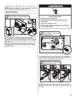 Предварительный просмотр 19 страницы Whirlpool ADB1100AW Installation Instructions Manual