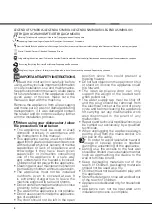 Preview for 2 page of Whirlpool ADG 201 Operating Instructions Manual