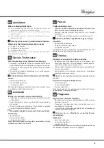 Preview for 13 page of Whirlpool ADG 201 Operating Instructions Manual