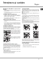 Preview for 45 page of Whirlpool ADG 201 Operating Instructions Manual