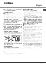 Preview for 47 page of Whirlpool ADG 201 Operating Instructions Manual