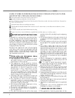 Предварительный просмотр 2 страницы Whirlpool ADG 321 Operating Instructions Manual