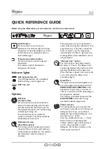 Whirlpool ADG 4800 Quick Reference Manual preview