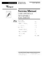 Whirlpool ADG 8440 AV Service Manual предпросмотр