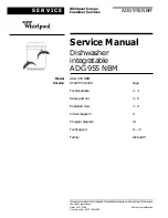 Предварительный просмотр 1 страницы Whirlpool ADG 955 NBM Service Manual