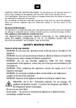 Предварительный просмотр 4 страницы Whirlpool ADN 221 Instruction Manual/Product Information Sheet