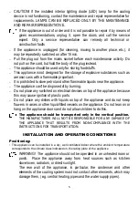 Предварительный просмотр 6 страницы Whirlpool ADN 221 Instruction Manual/Product Information Sheet