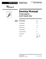 Whirlpool ADP 4420 WH Service Manual предпросмотр