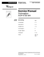 Предварительный просмотр 1 страницы Whirlpool ADP 4730 WH Service Manual