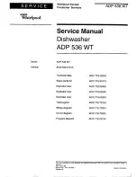 Предварительный просмотр 1 страницы Whirlpool ADP 536 WT Service Manual