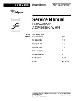 Предварительный просмотр 1 страницы Whirlpool ADP 5656/1 WHM Service Manual