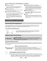 Предварительный просмотр 18 страницы Whirlpool ADP 650 Instruction Manual