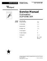 Whirlpool ADP 6940 IXM Service Manual предпросмотр