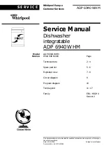 Whirlpool ADP 6940 WHM Service Manual предпросмотр