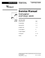 Предварительный просмотр 1 страницы Whirlpool ADP 952 WHM Service Manual