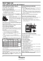 Предварительный просмотр 2 страницы Whirlpool ADPU 502 Daily Reference Manual