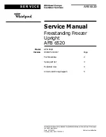 Whirlpool AFB 6520 Service Manual preview